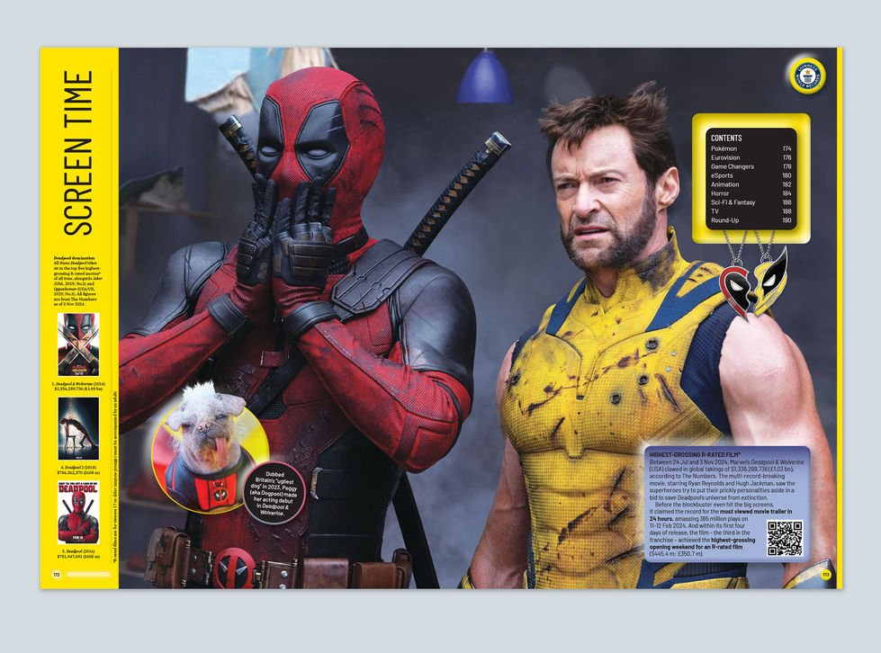Page creation for the world's biggest-selling annual book