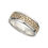 Thumbnail: Gents Silver & Gold Trinity Knot band