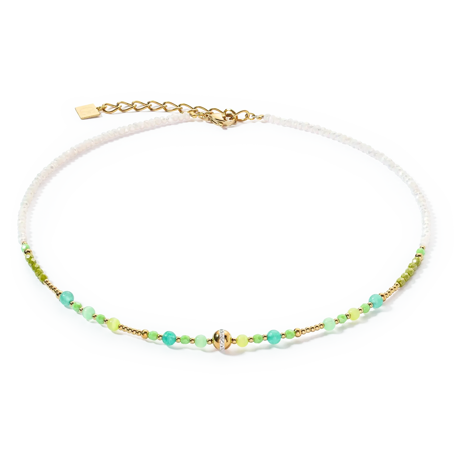 Princess Spheres necklace green