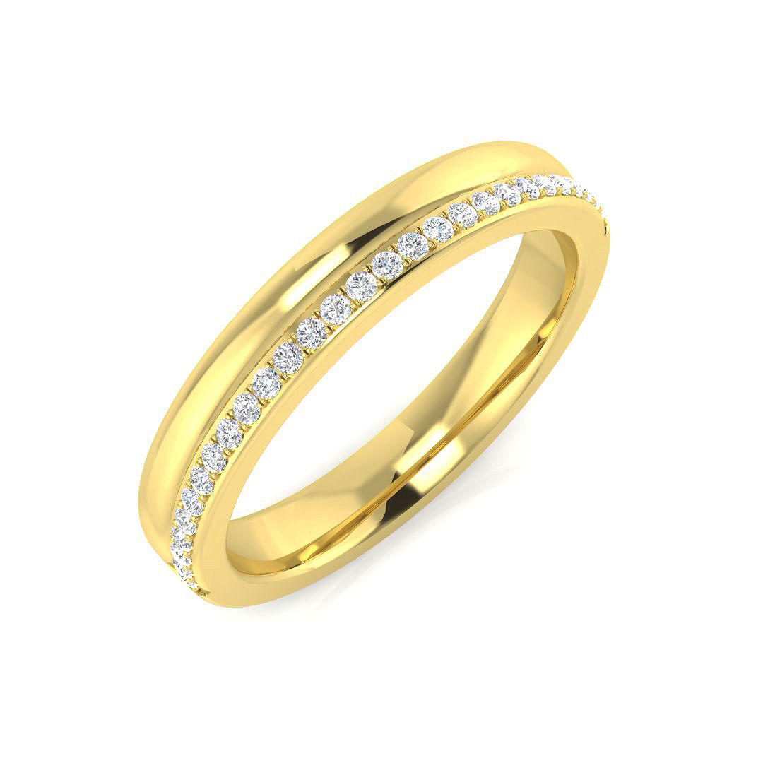 9ct Yellow Gold 0.23ct Diamond Eternity Ring