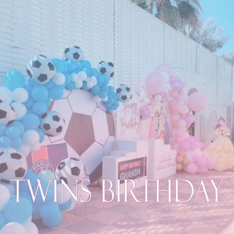 Twins Birthday