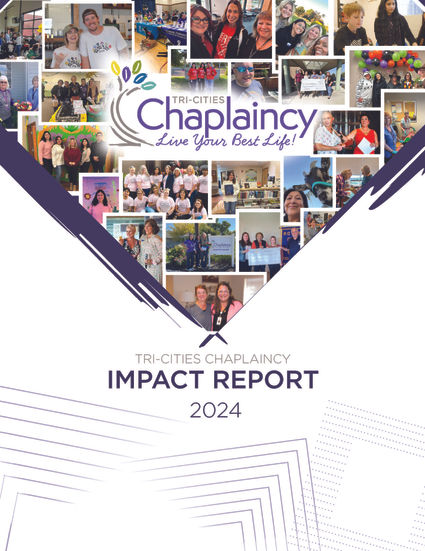 Collage of photos for Pilotes Chaplaincy Impact Report 2024.