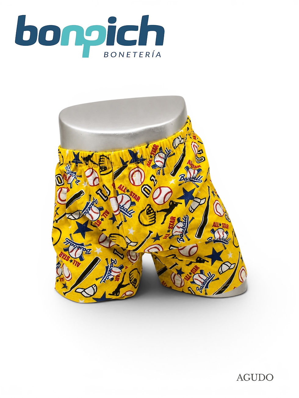 Miniatura: AGUDO  Boxer De Caballero Liso, Estampado, Corbatero