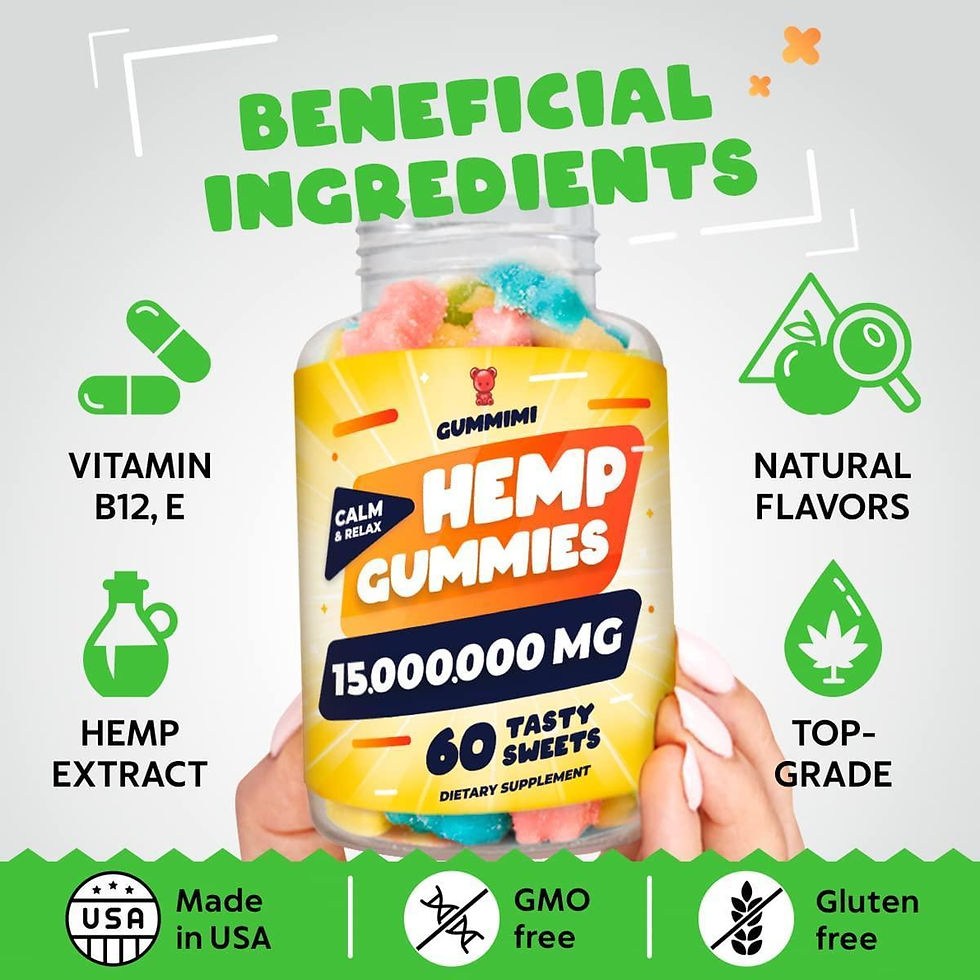 Thumbnail: All Natural Gummies 15000000 Mg High Potency Comforting 60 Count Fruity Flavor