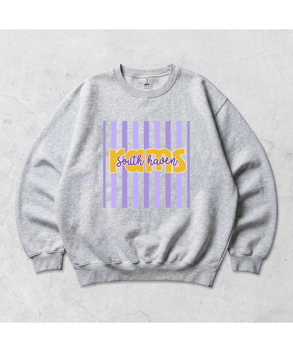 Thumbnail: Ram Striped Crewneck
