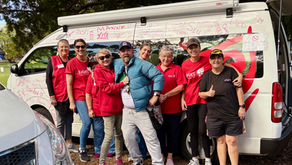 Image of Rosies - friends on the street at signal flare event 