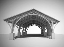 Halle de St Christophe sur Dolaison