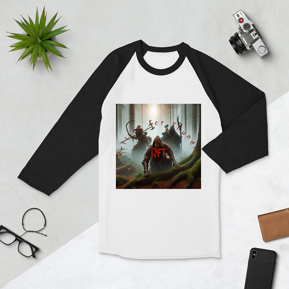 Thumbnail: 3/4 sleeve raglan shirt
