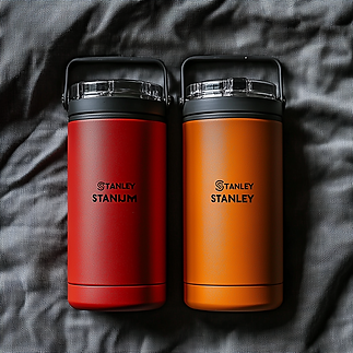 fsdmai_a_photo_of_two_Stanley_Tumblers_one_is_red_with_the_logo_a710a388-c110-489a-9eeb-ca
