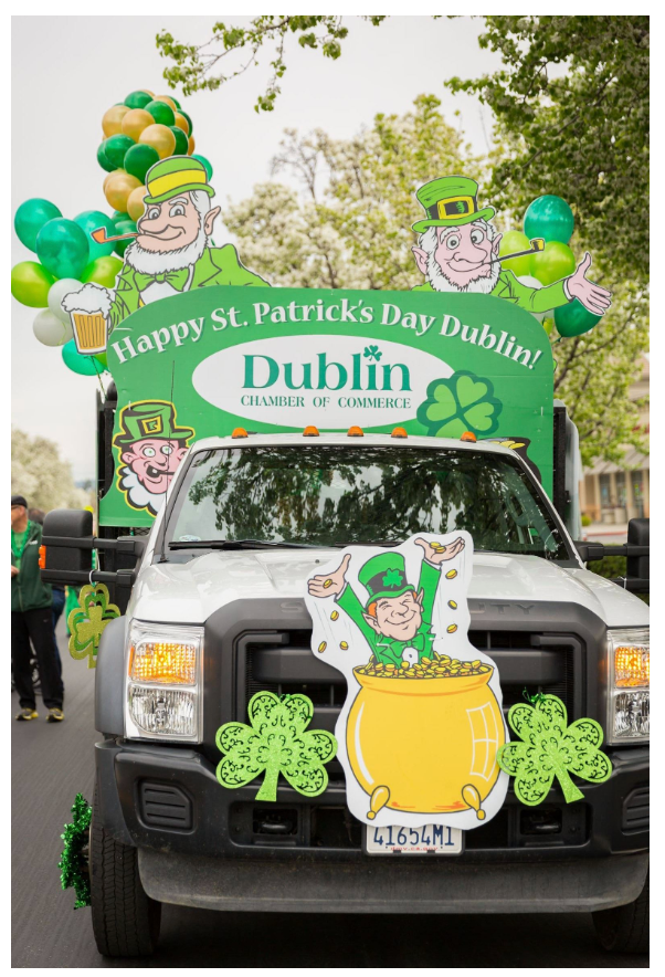 Volunteer at Dublin St Patrick's Day 