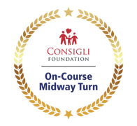 On-Course Midway Turn Sponsor Badge Gold