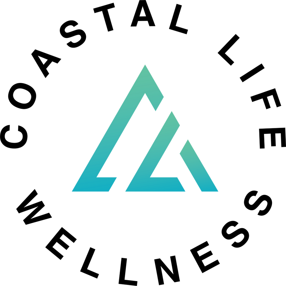 Teal gradient triangular logo