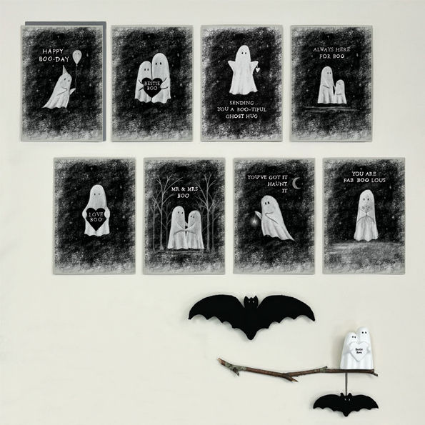 Thumbnail: Ghost Greeting Card – Mr & Mrs Boo