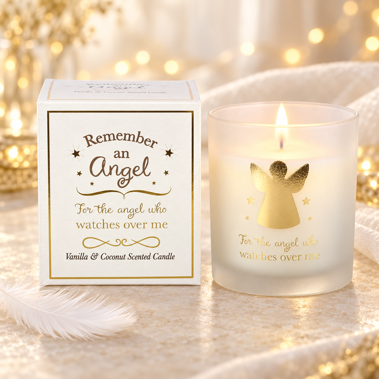 Remember an Angel Vanilla & Coconut Scented Candle