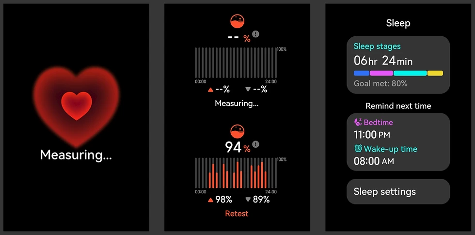 Miniature : HiFuture Lume Pro Smartwatch / Überwacht Ihre Gesundheit // Sale-Point.ch