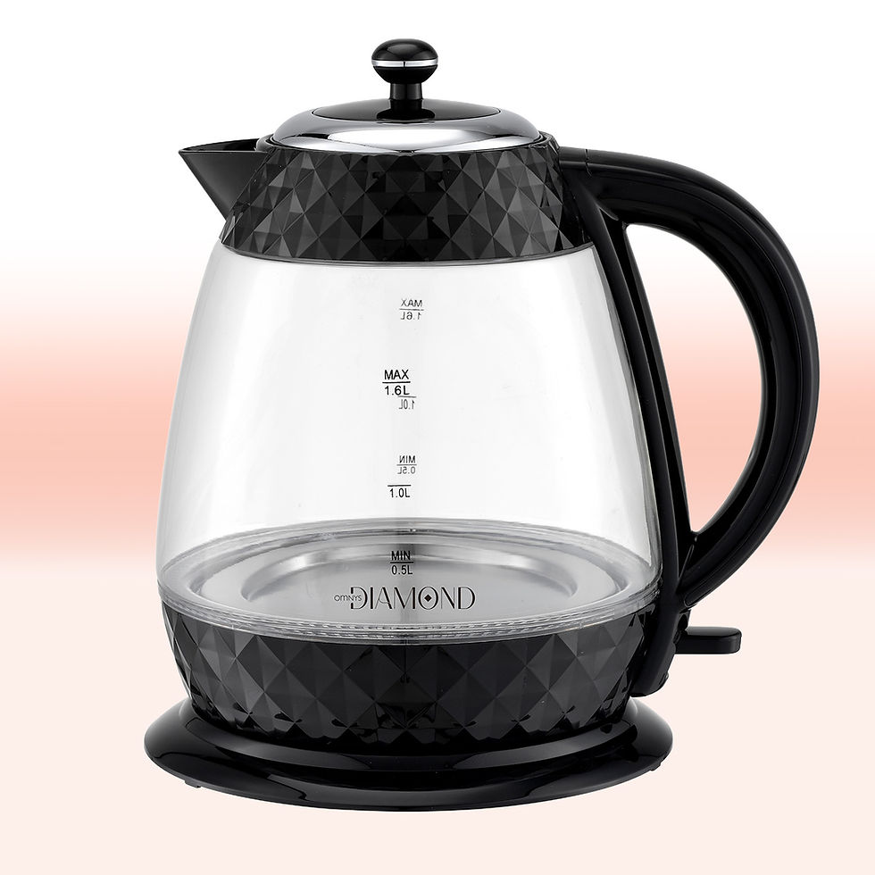 Omnys KBGL-202 Diamond Kettle Glass Wasserkocher // Sale-Point.ch