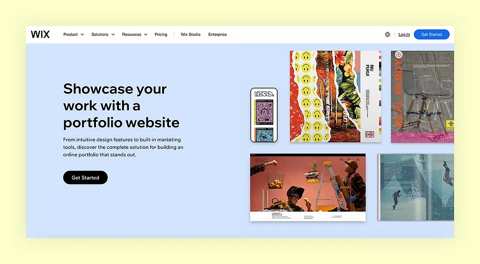 wix portfolio website - why do i need a portfolio