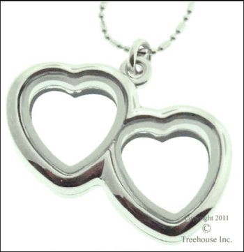 Double Heart Locket