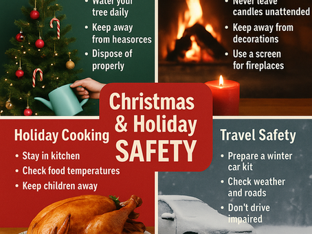 🎄 Holiday Cheer Without the Hazards — Christmas & Winter Safety Guide