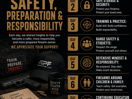 Wrap Up - 7 Days of Firearm Safety: Building Safer Habits, Stronger Mindsets, and Responsible Firearm Ownership