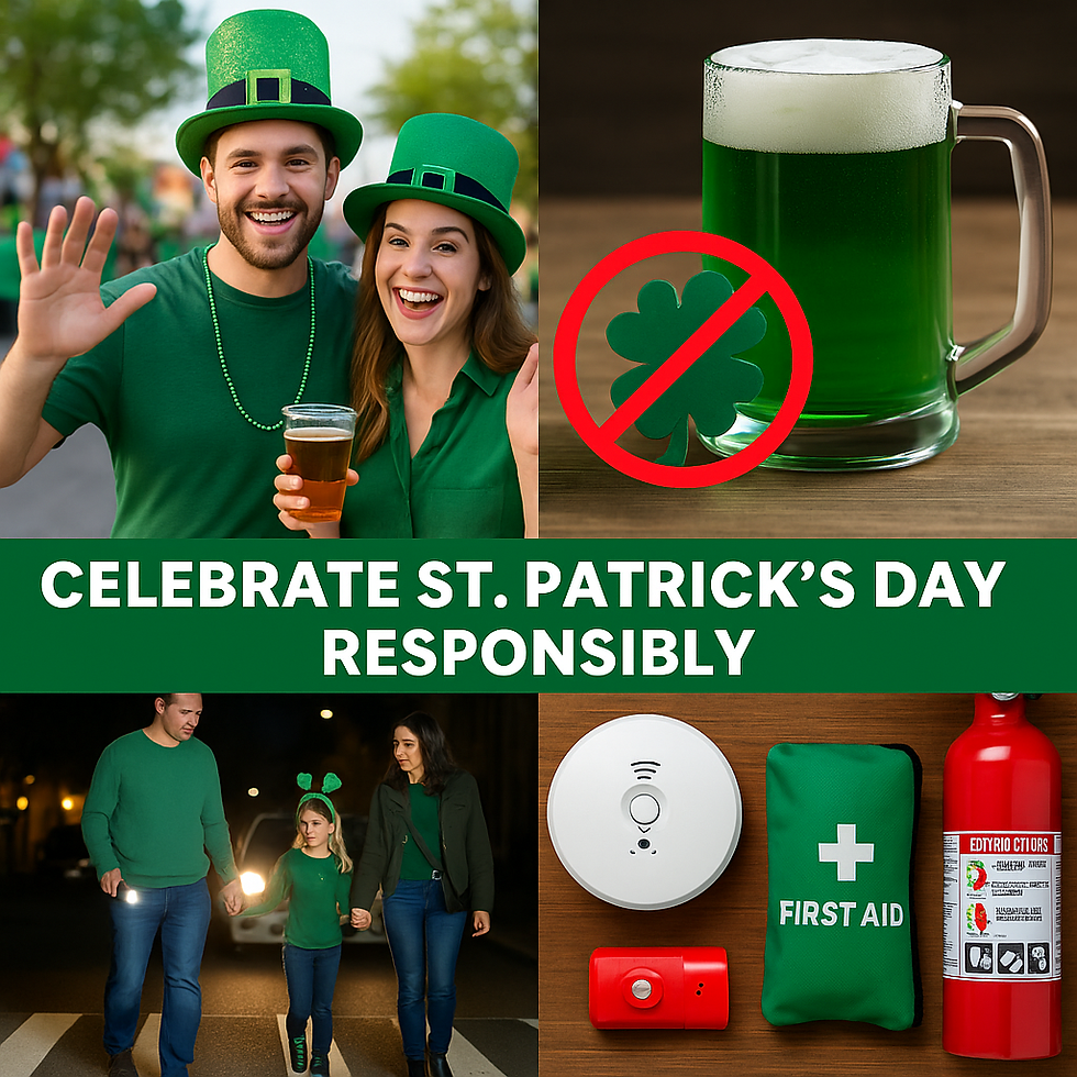 ☘️ Celebrate St. Patrick’s Day Responsibly — A Complete Safety Guide
