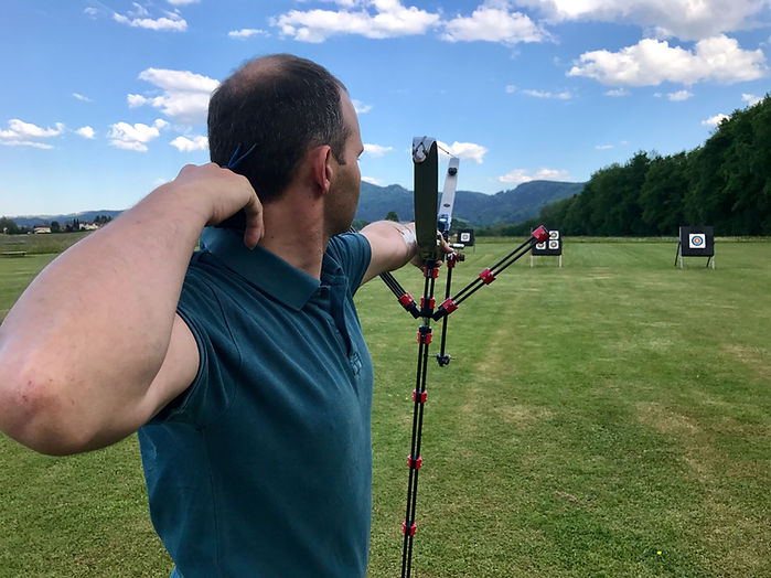 Man Doing Archery