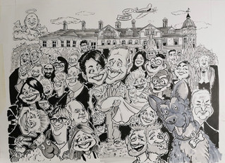 Wedding Caricatures at The Hawkhills