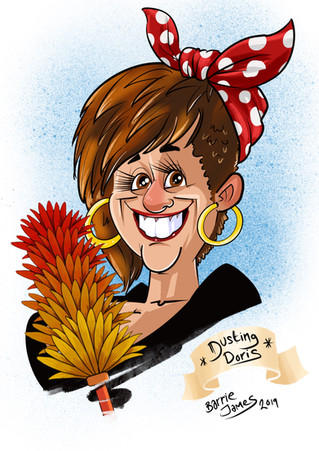 Christmas caricatures
