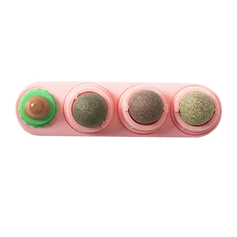 Thumbnail: 4 in 1 Rotating Catnip Silver Vine Ball Teeth Cleaning Acne Prevention Digestive