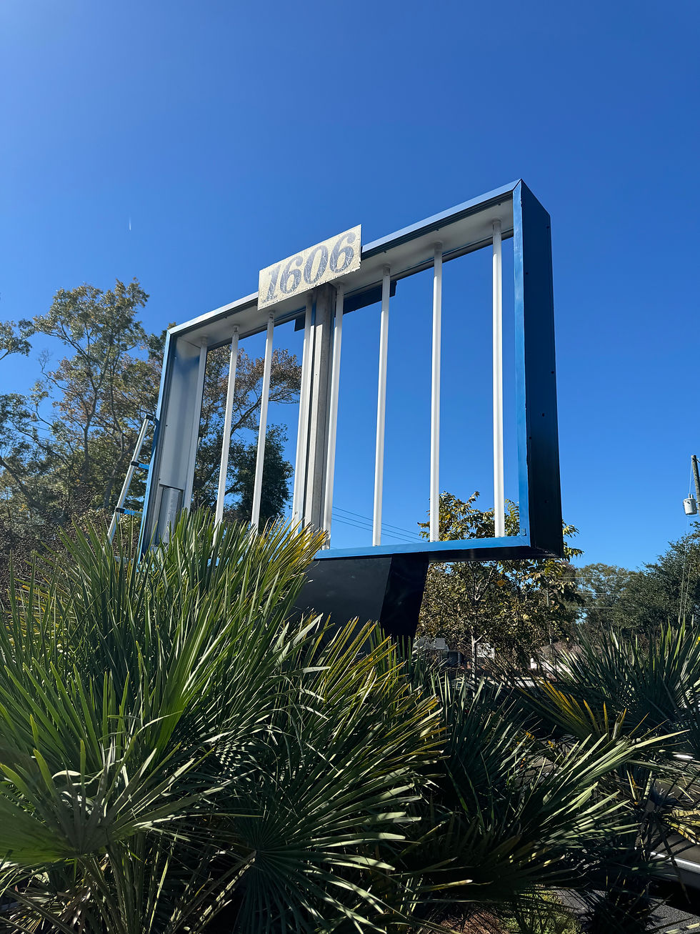 Charleston Head Spa Sign