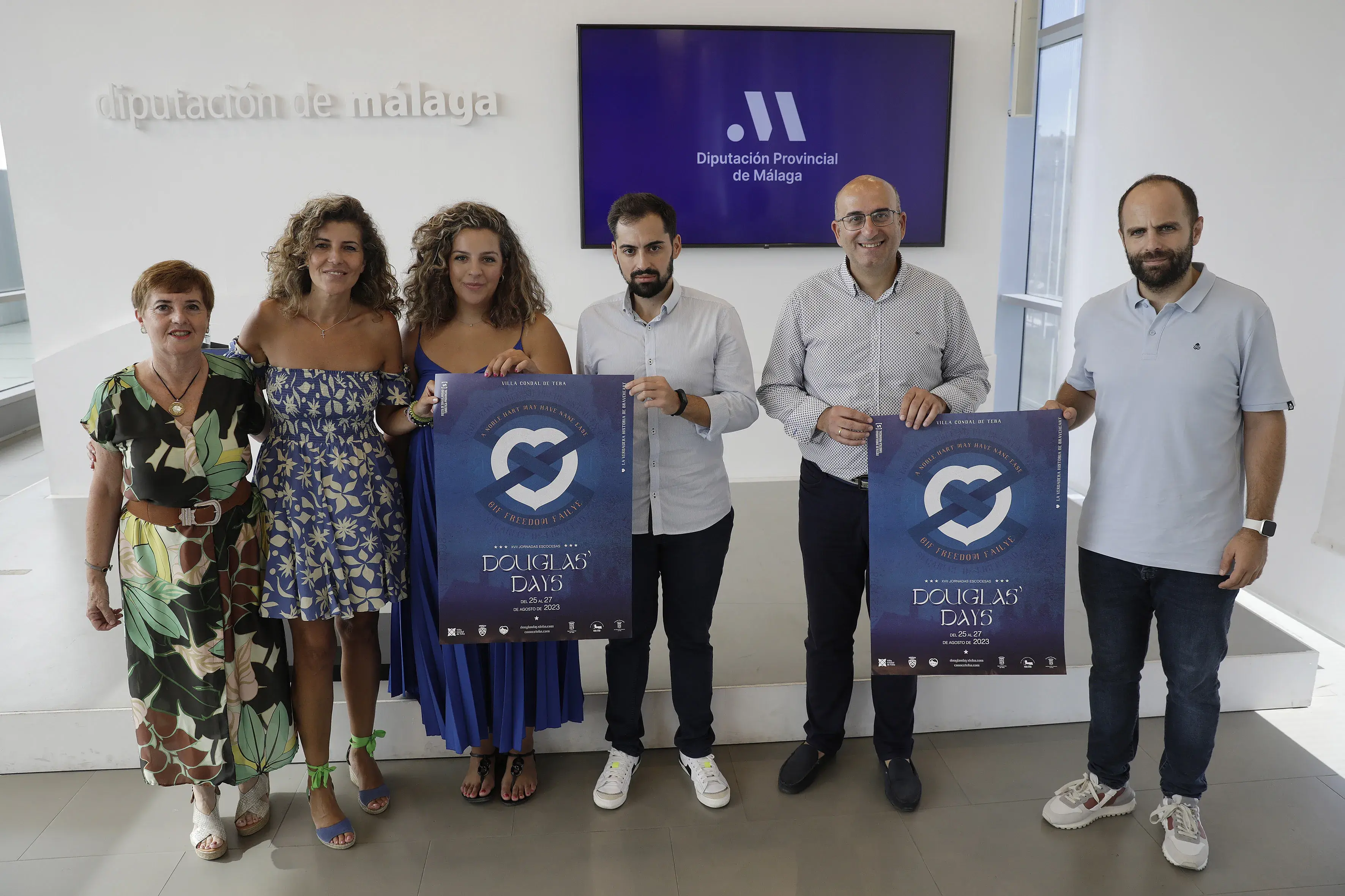 Presentación de las XVII Jornadas Escocesas en Diputación de Málaga