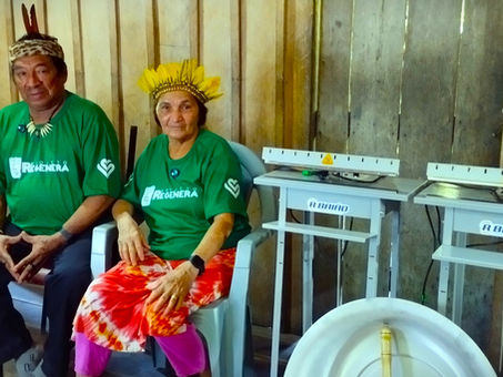 Ecoporé fortalece produção de colorau na TI Caititu com entrega de equipamentos