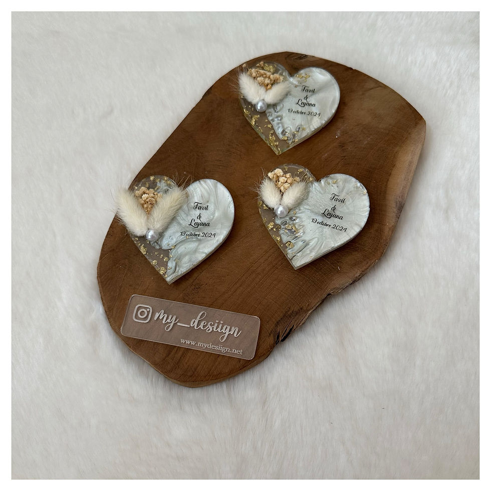  Magnet en forme de coeur