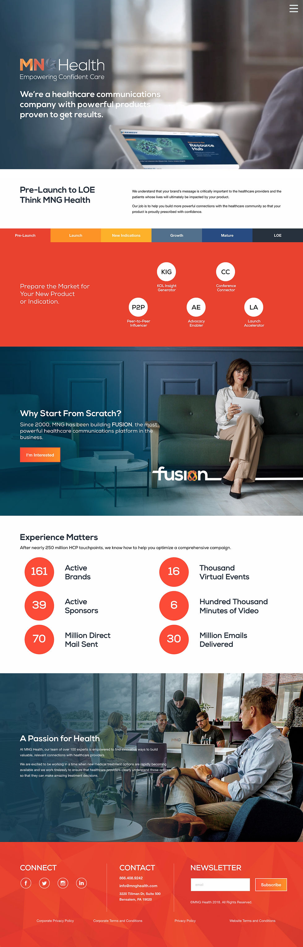 MNG Health Website