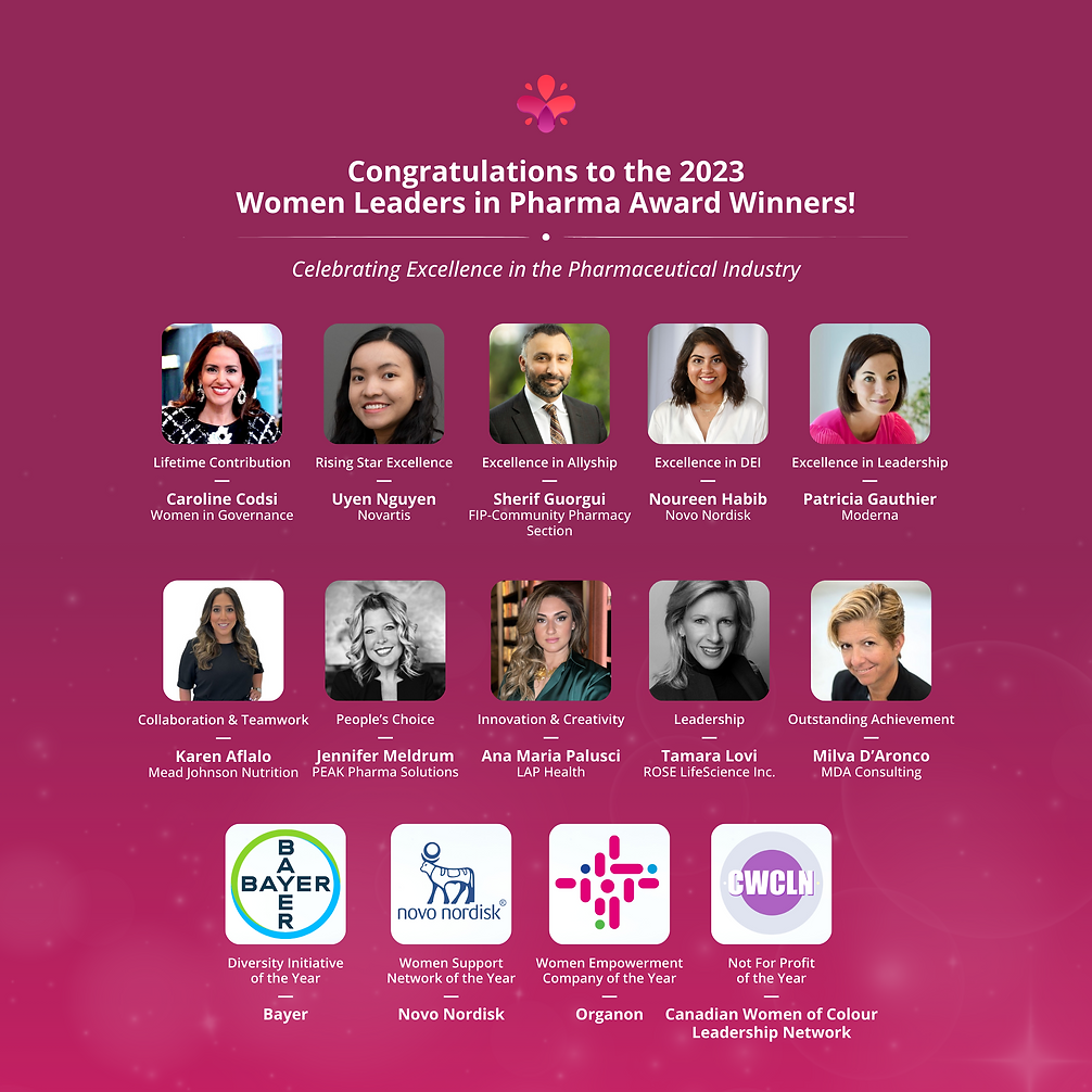 2023 Awards Women Leaders Pharma