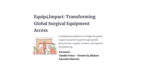 Equip4Impact — Global Purchasing Group for Medical & Surgical Equipment