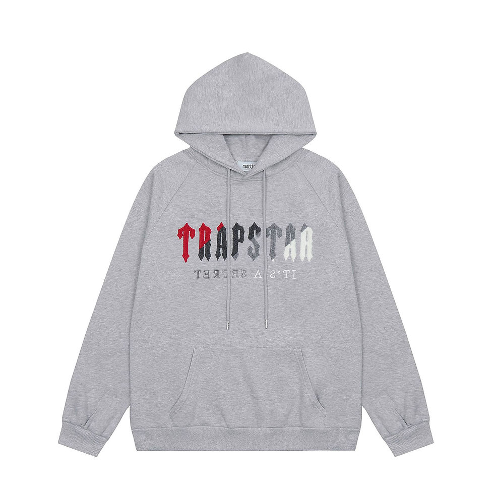 Trapstar Fleece Lined Gray Hoodie