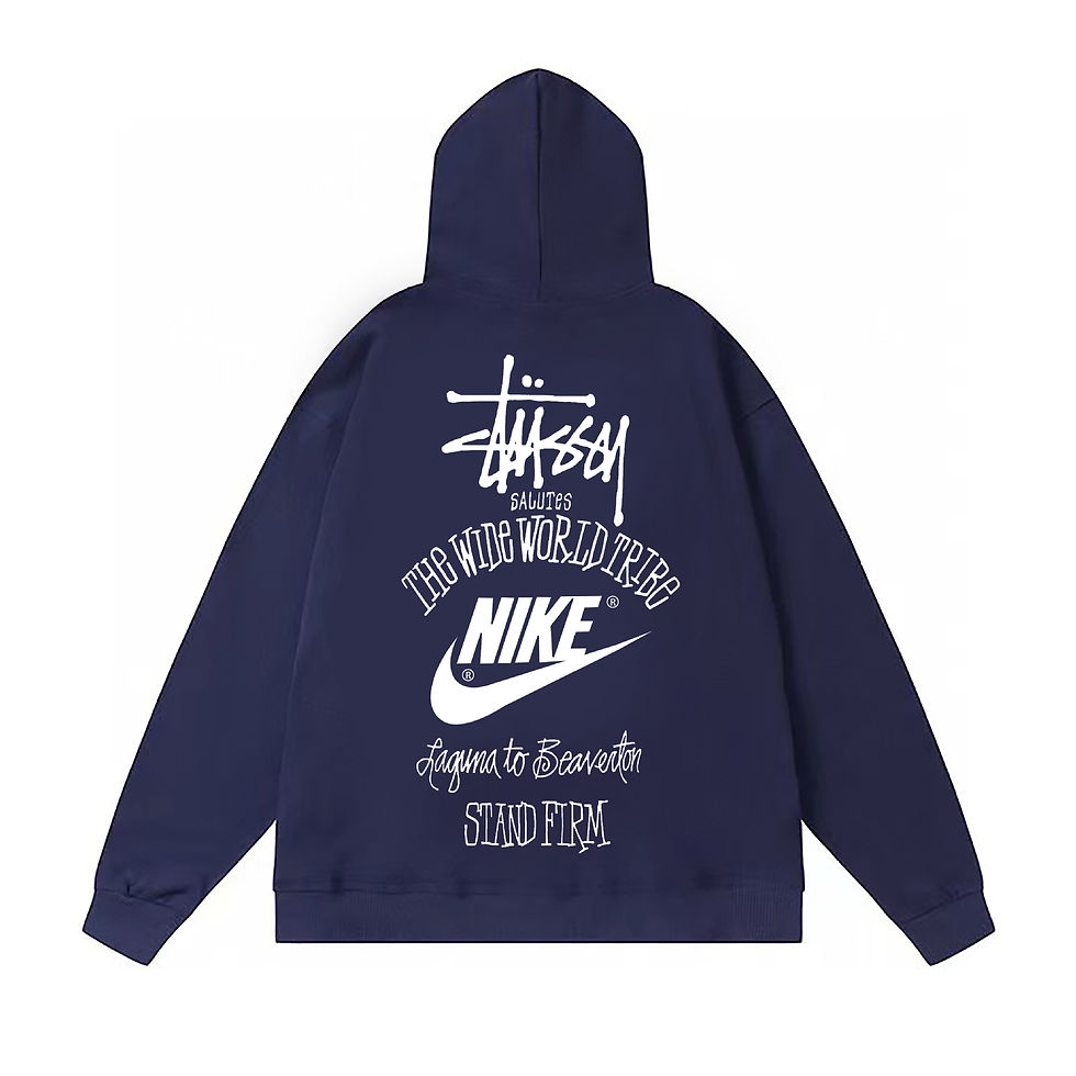 Stussy Nike Royal Blue Hoodie