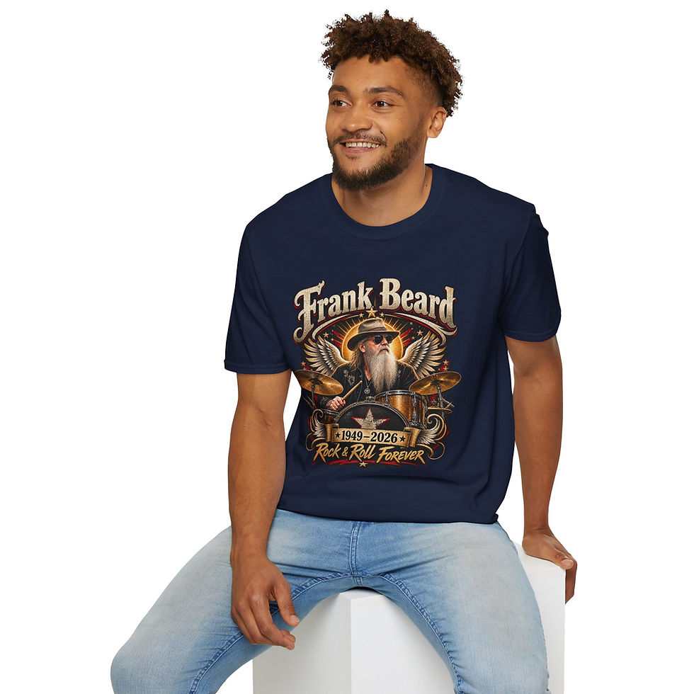 Thumbnail: Frank Beard 1949–2026 Rock & Roll Forever Shirt