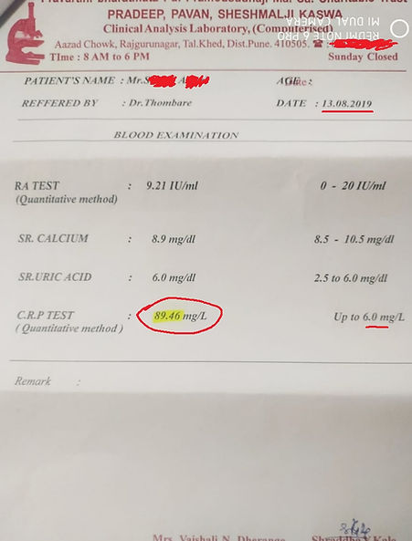increased CRP