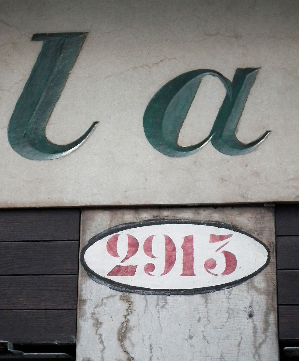 Shop fascia, Venice