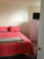 Lower apartment bedroom
