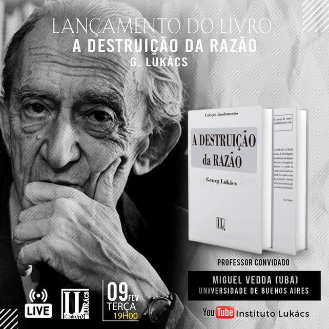 LIVE: LANÇAMENTO DO LIVRO "A DESTRUIÇÃO DA RAZÃO"