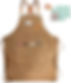 Stylish Cross Back Cotton Apron with Pockets for Cooking and Baking