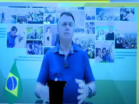 Jair Bolsonaro discursa de forma virtual no CPAC Argentina; assista ao vídeo