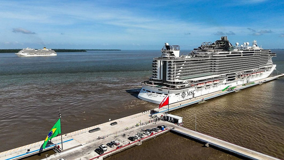 Efeito Lula: Governo gasta R$ 350 milhões em navios para hospedagem na COP30