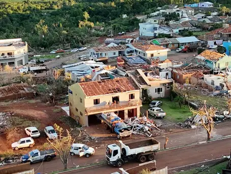 Famílias de Rio Bonito do Iguaçu receberão até R$ 50 mil para reconstruir casas destruídas por tornado