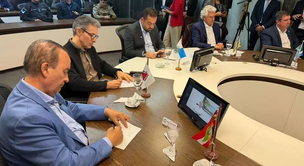 Governadores de direita anunciam Consórcio da Paz para enfrentar o crime organizado no Brasil