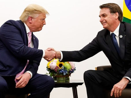 Bolsonaro agradece defesa de Trump e afirma ser vítima de ‘aberração jurídica’