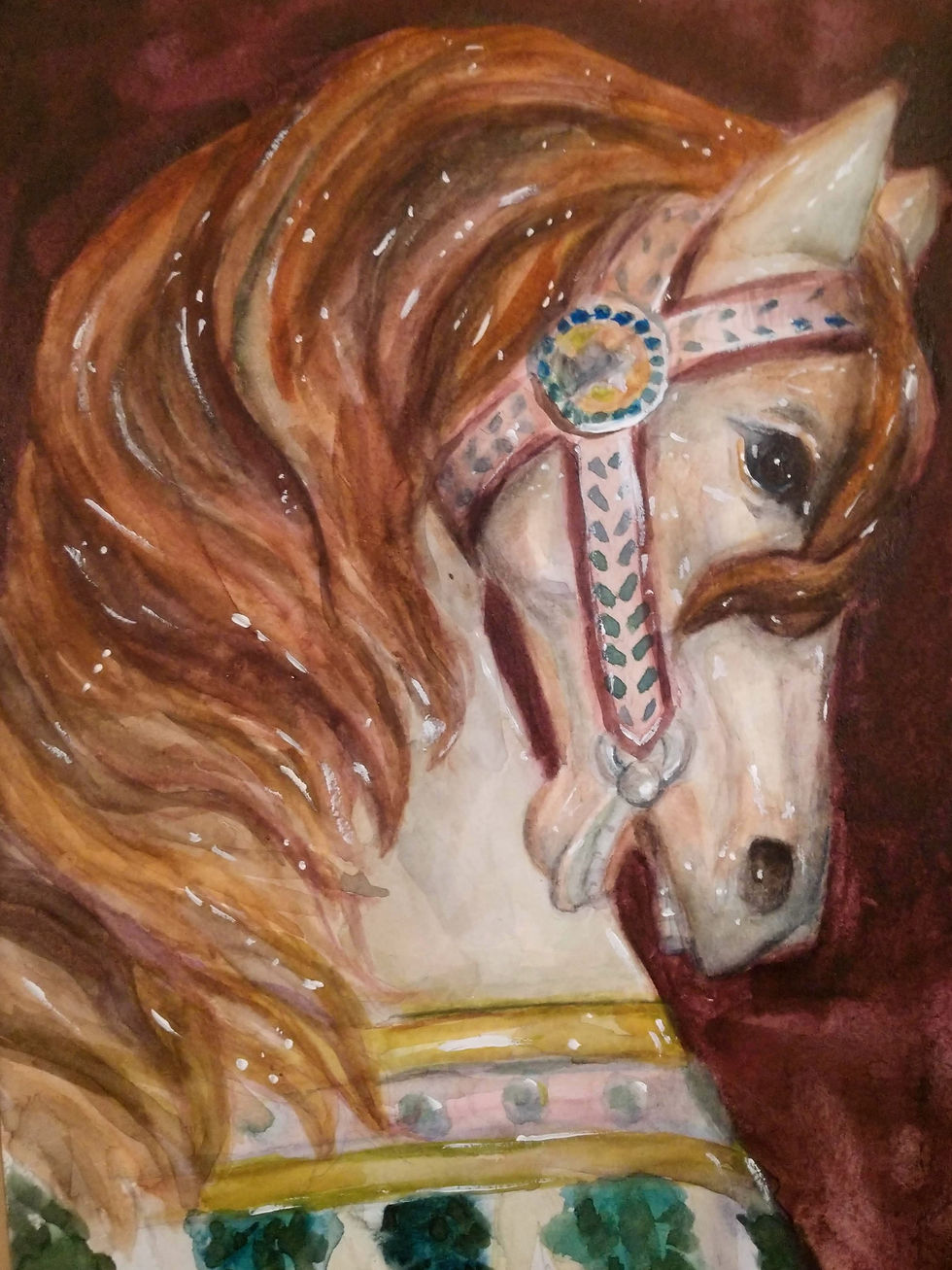 Watercolor, 17 yr old